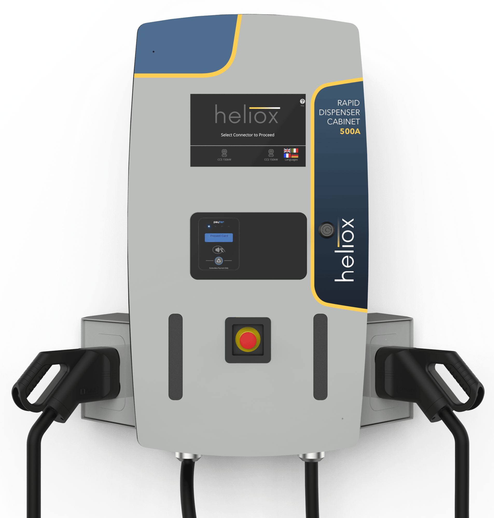 Heliox Wallbox (Rapid 150KW Dispenser) - Grey-Blue - Front (3) (1)